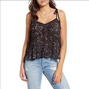 J.O.A. Floral camisole top